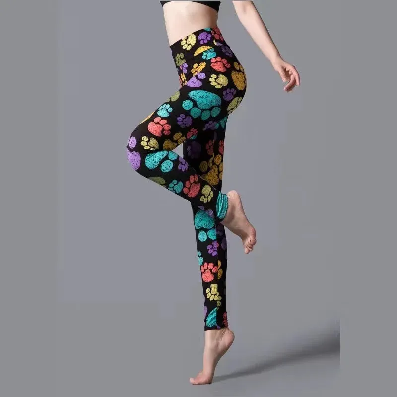 High Waist Animal Printed Leggings Soft Stretchy Women Sexy Leopard Print Pencil Pants Sport Fitness Yoga Leggings