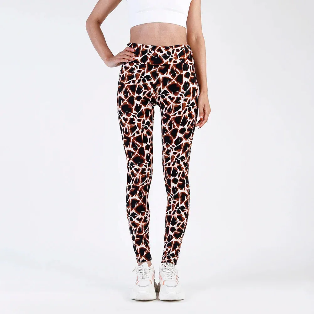 High Waist Animal Printed Leggings Soft Stretchy Women Sexy Leopard Print Pencil Pants Sport Fitness Yoga Leggings