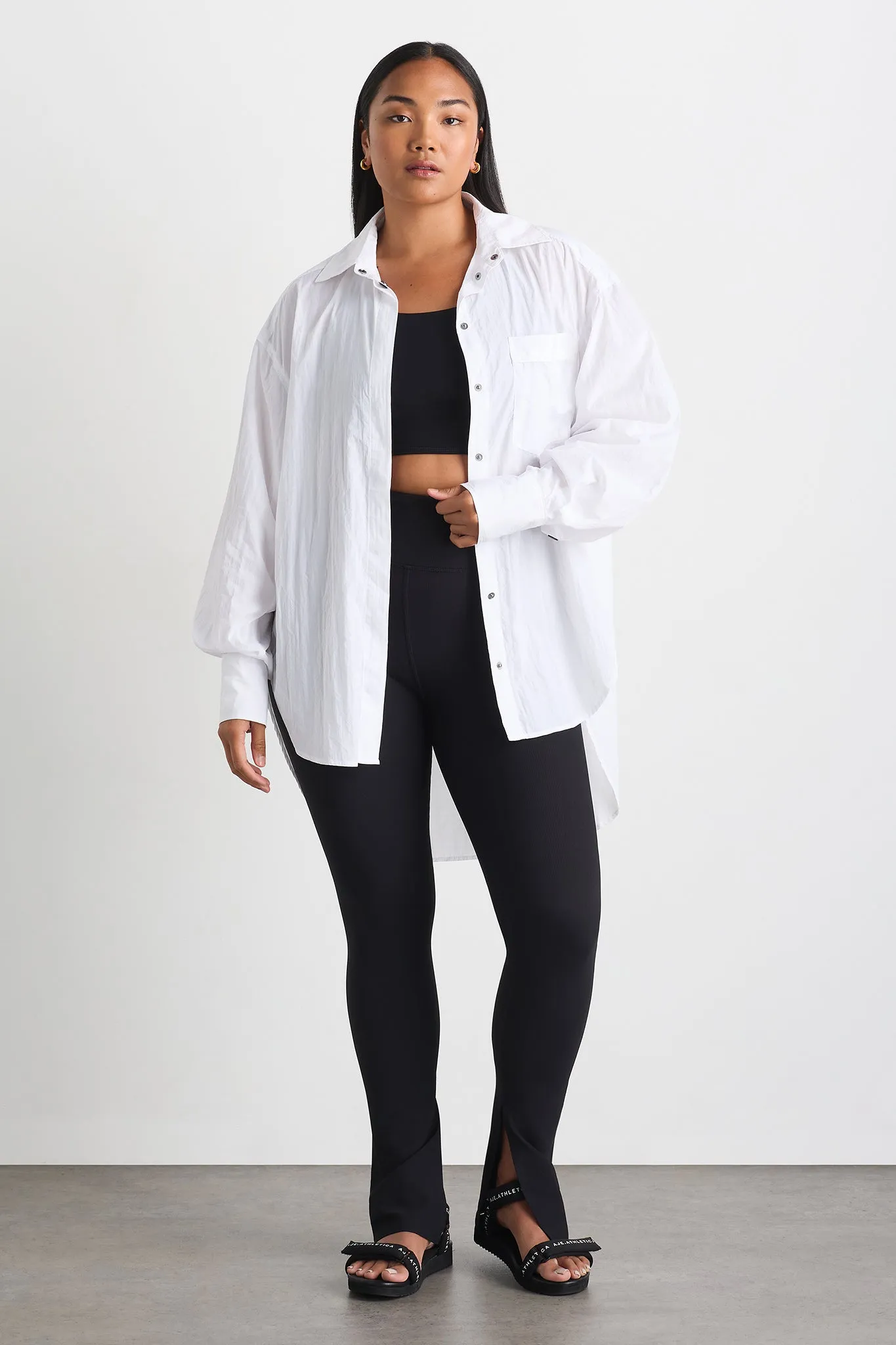 High Waist Split Hem Legging 205