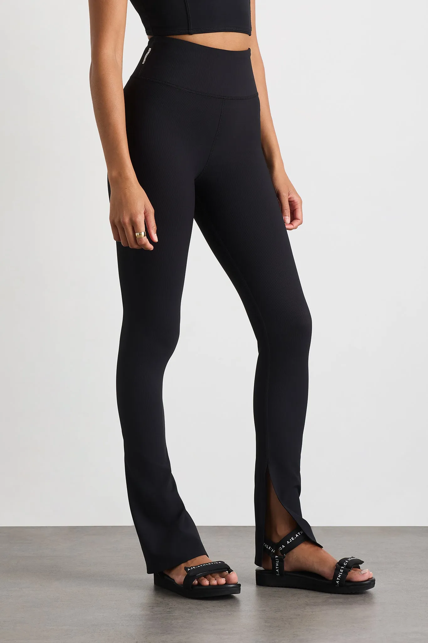 High Waist Split Hem Legging 205
