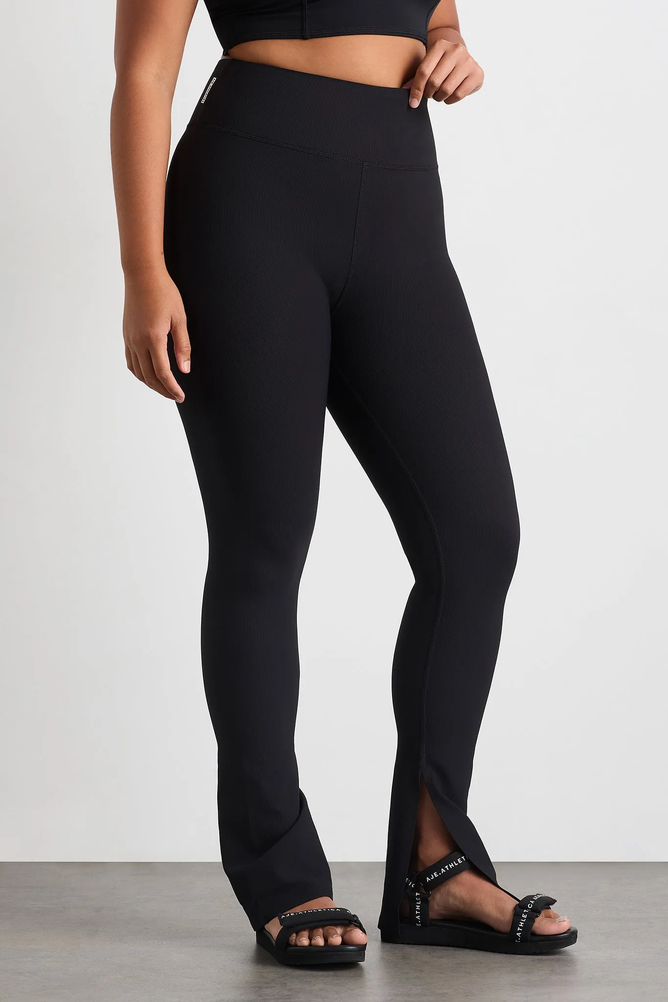 High Waist Split Hem Legging 205