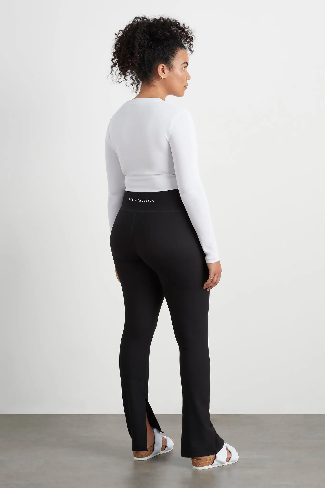 High Waist Split Hem Legging 205