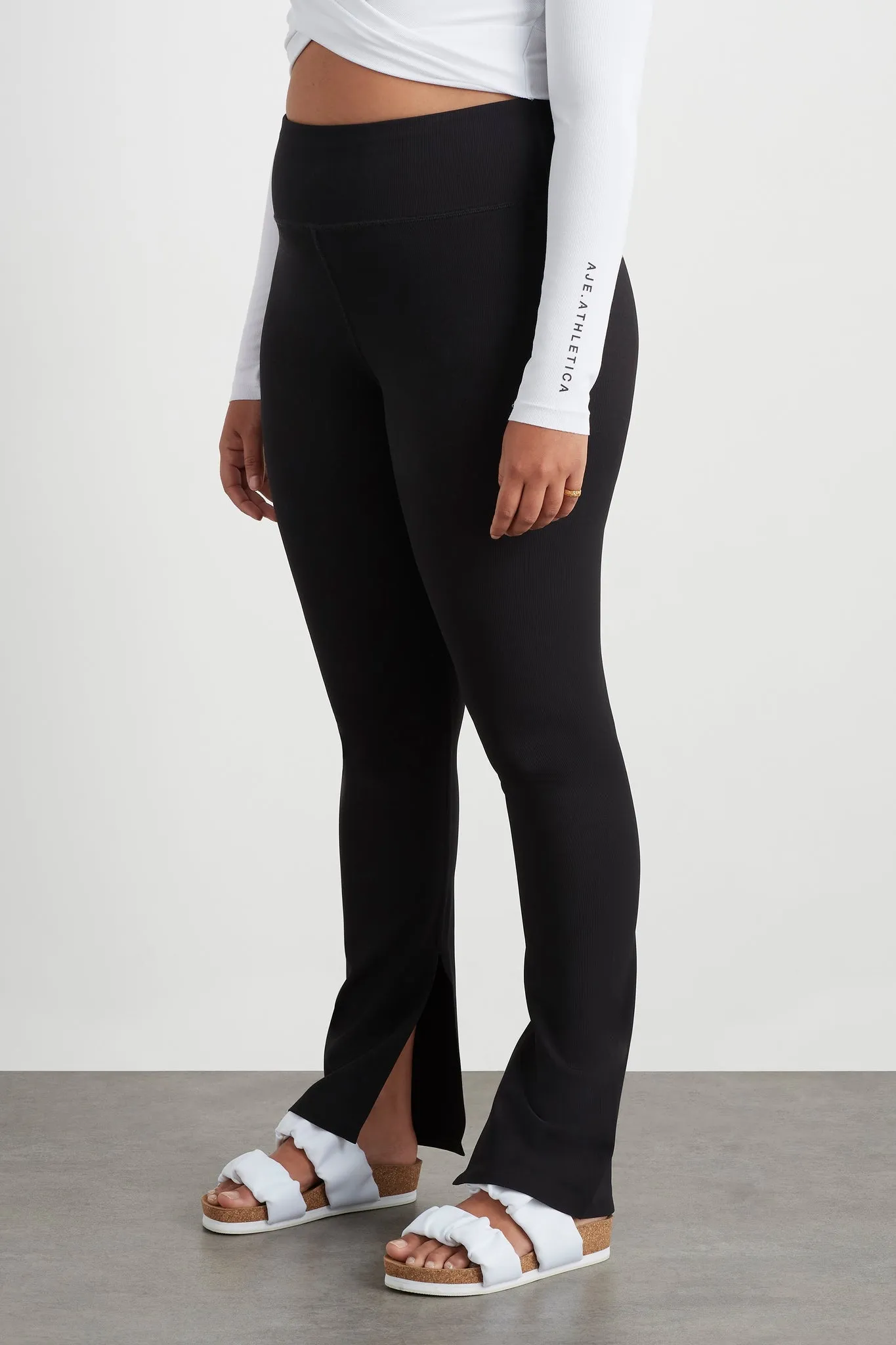 High Waist Split Hem Legging 205
