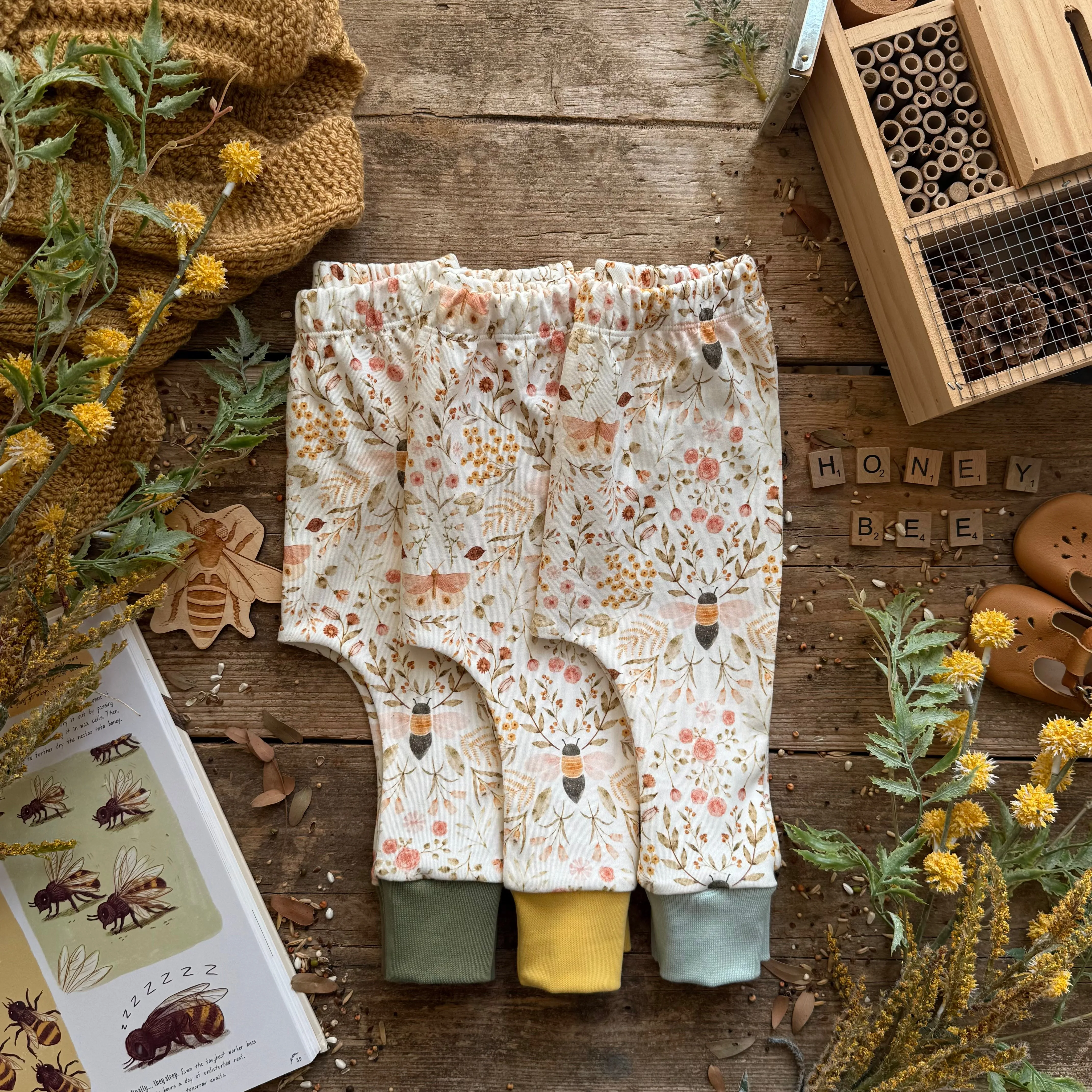 Honey Blooms Harem Leggings