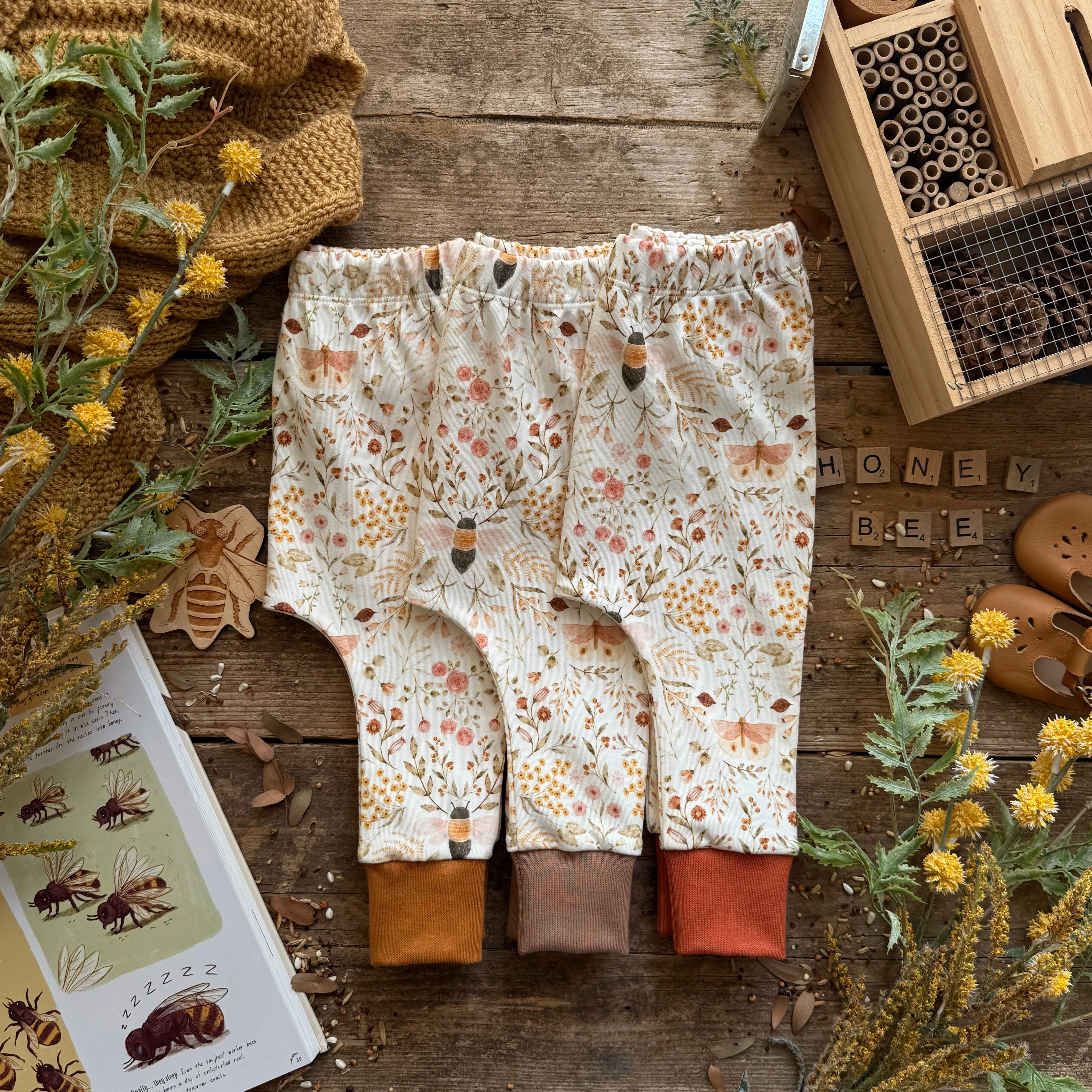 Honey Blooms Harem Leggings