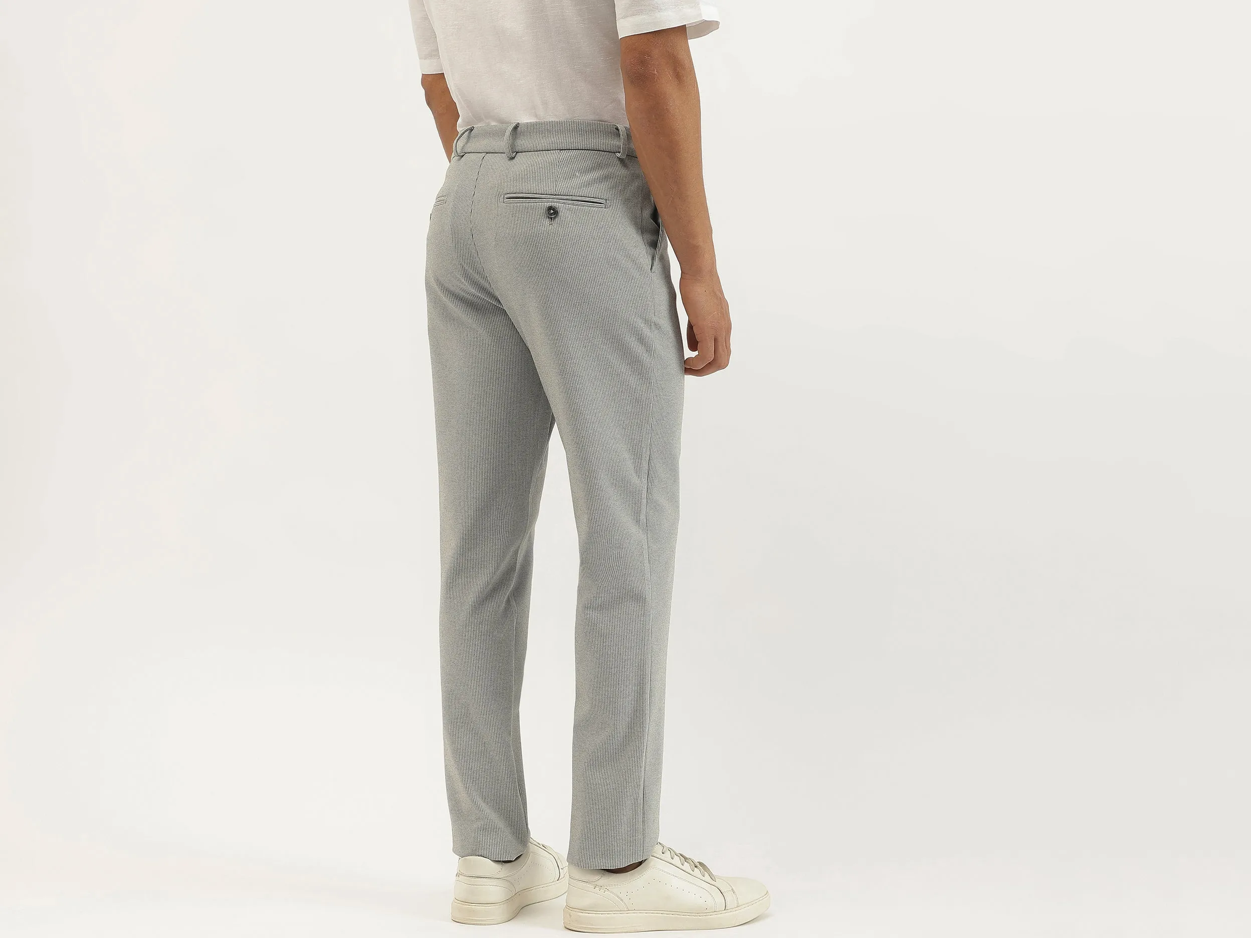 Houndstooth Slim Fit Trousers