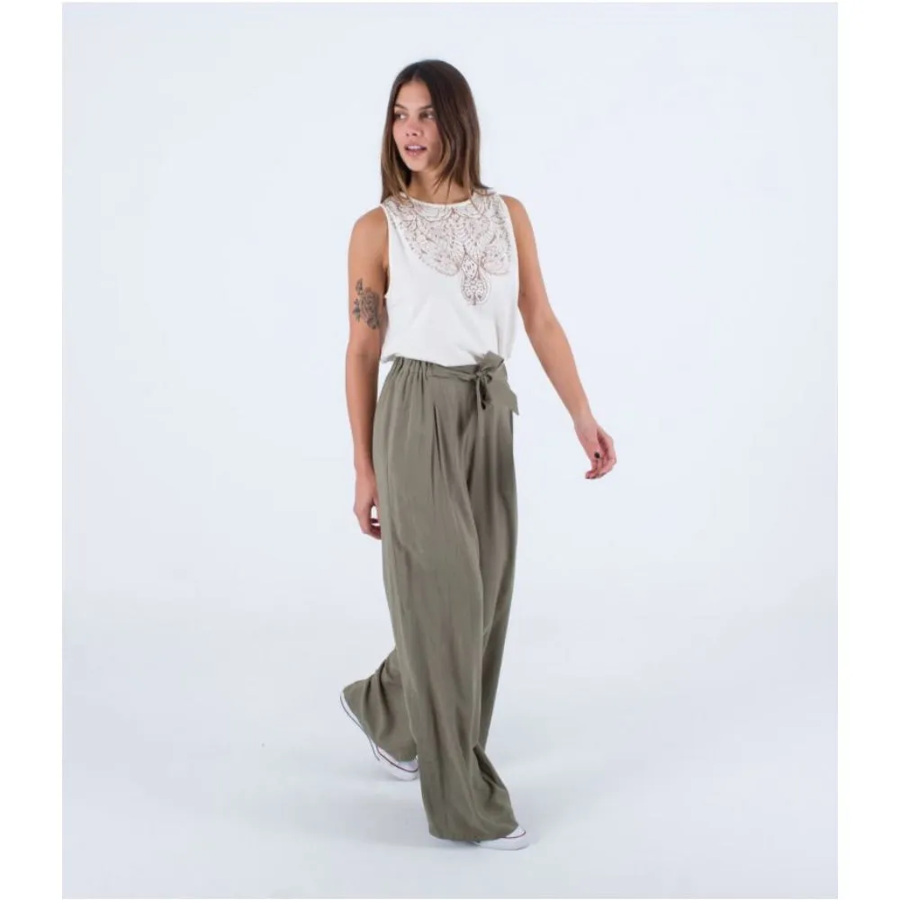 HURLEY RILEY BEACH FLUID TROUSERS TAUPE