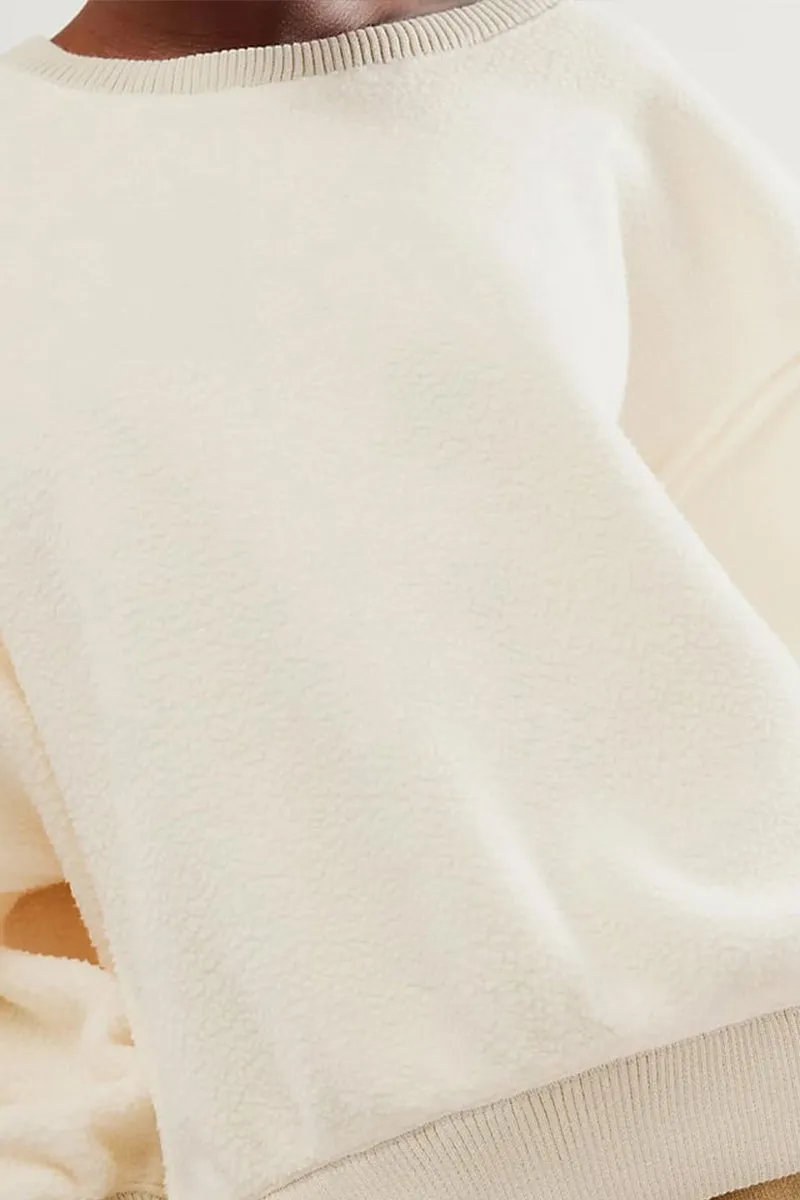 HWS1136 Cozy Cloud Fleece Pullover Top