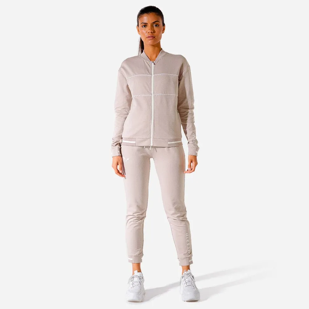 Hybrid Zip Up Jacket - Mushroom