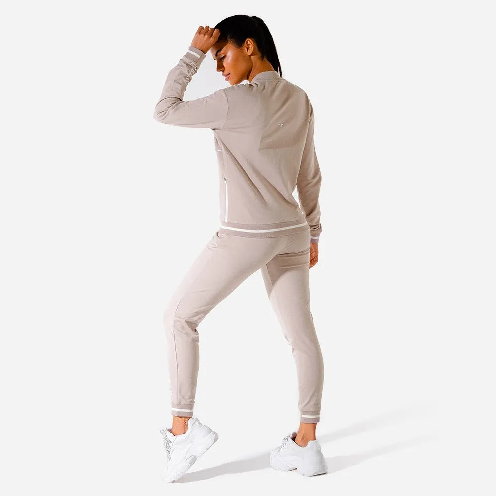 Hybrid Zip Up Jacket - Mushroom
