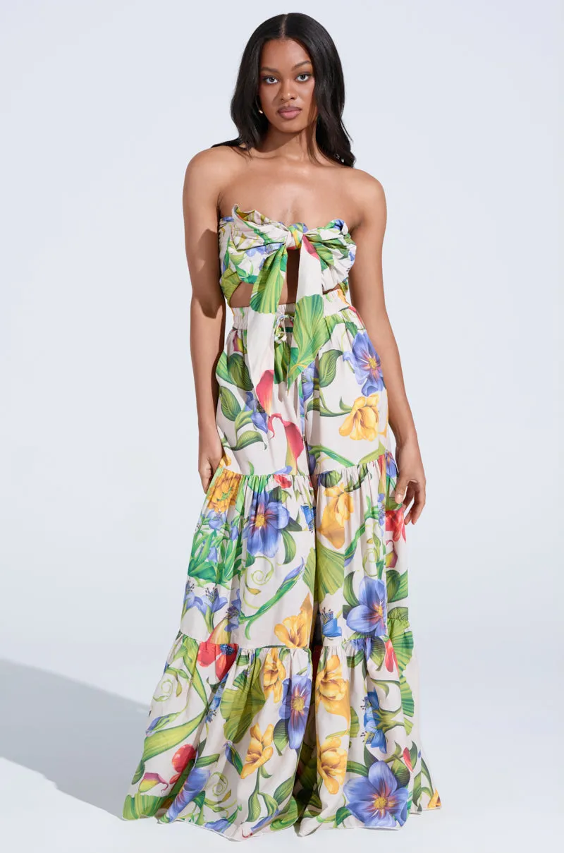 INTO THE GARDEN FLORAL BLOUSE