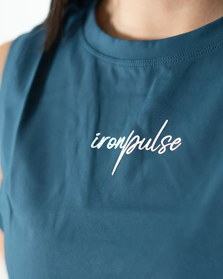 Iron Pulse Defiance Tank (Blue) *FINAL SALE*
