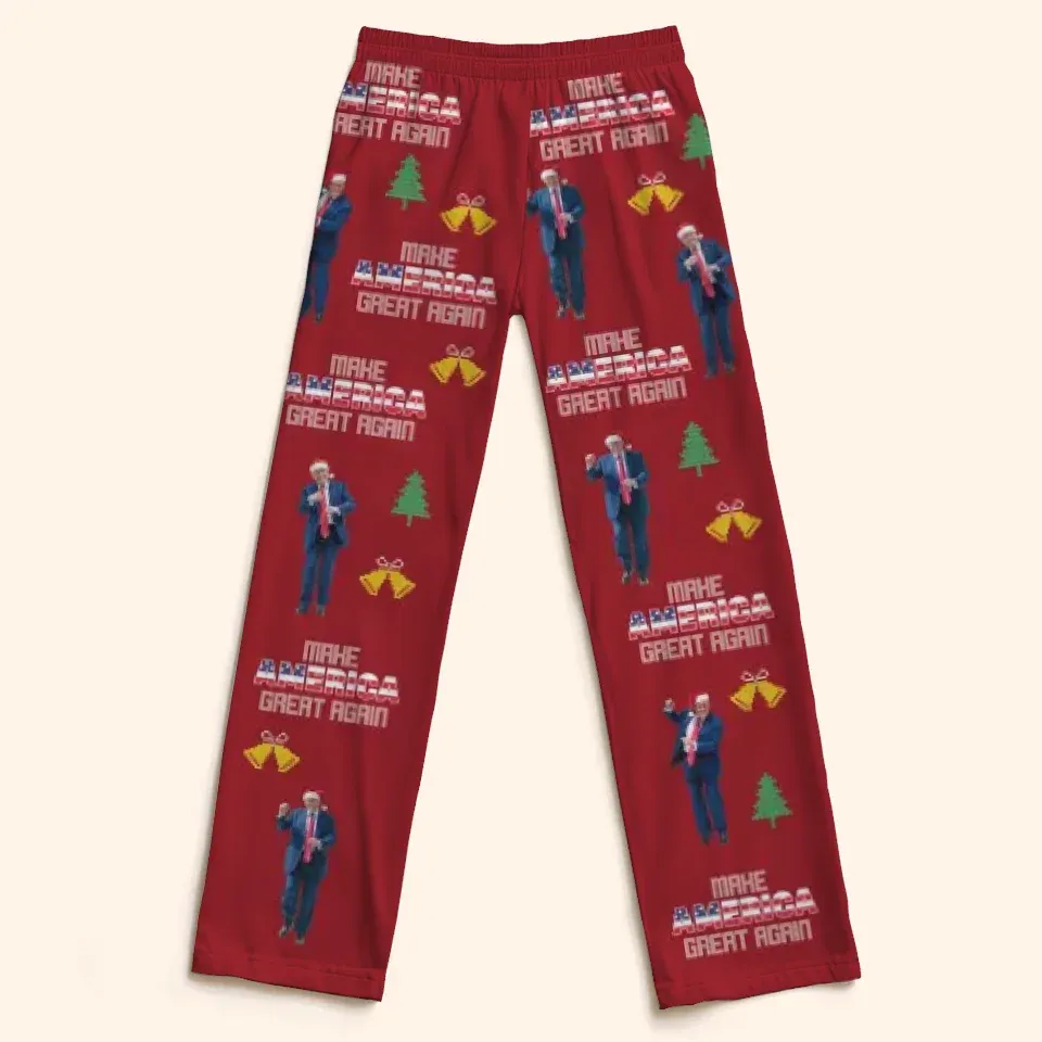 Join The Celebration Of A Historic Win - US Elections Pajama Pants - Christmas Gift For Conservative Supporters