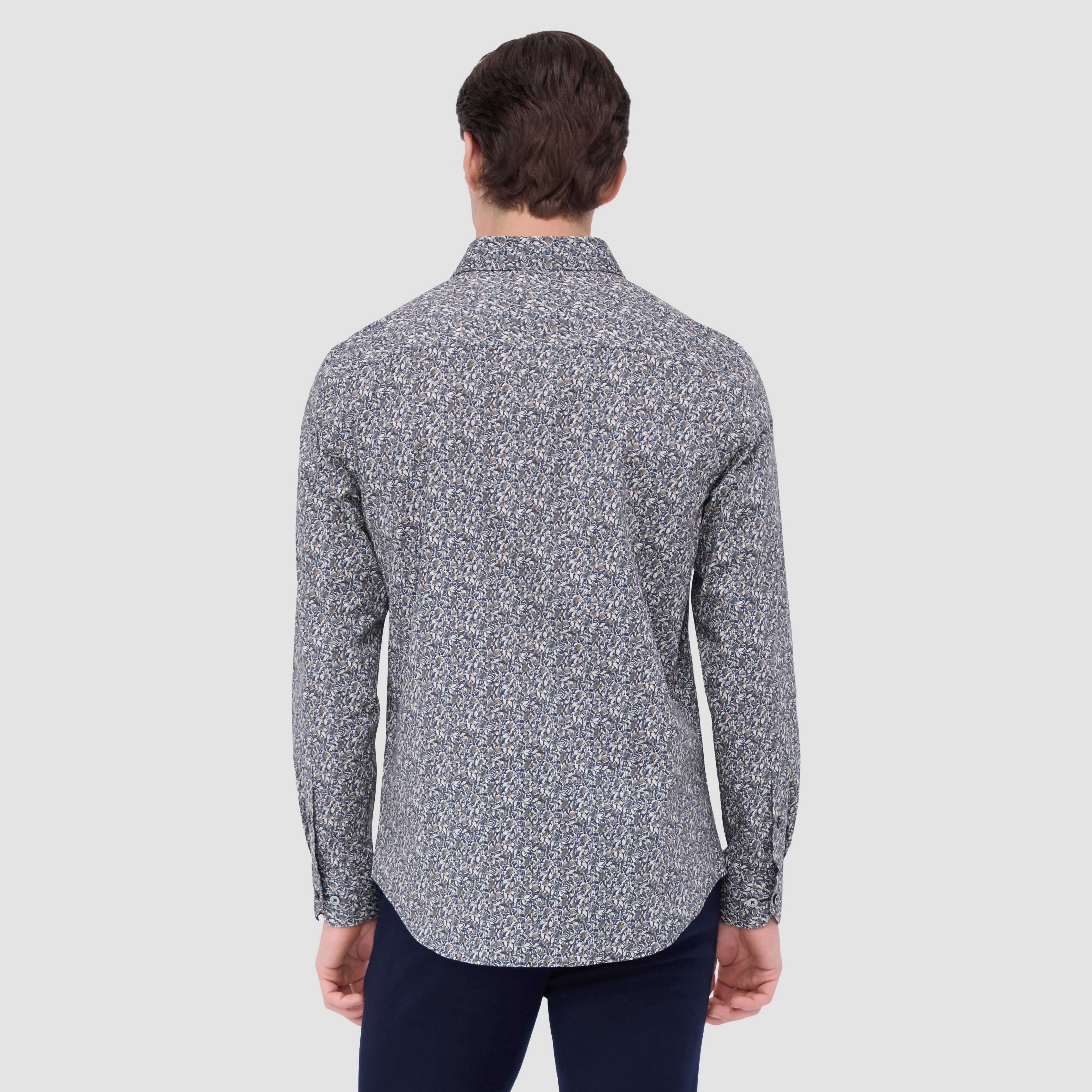 Julian Leaf Print Shirt