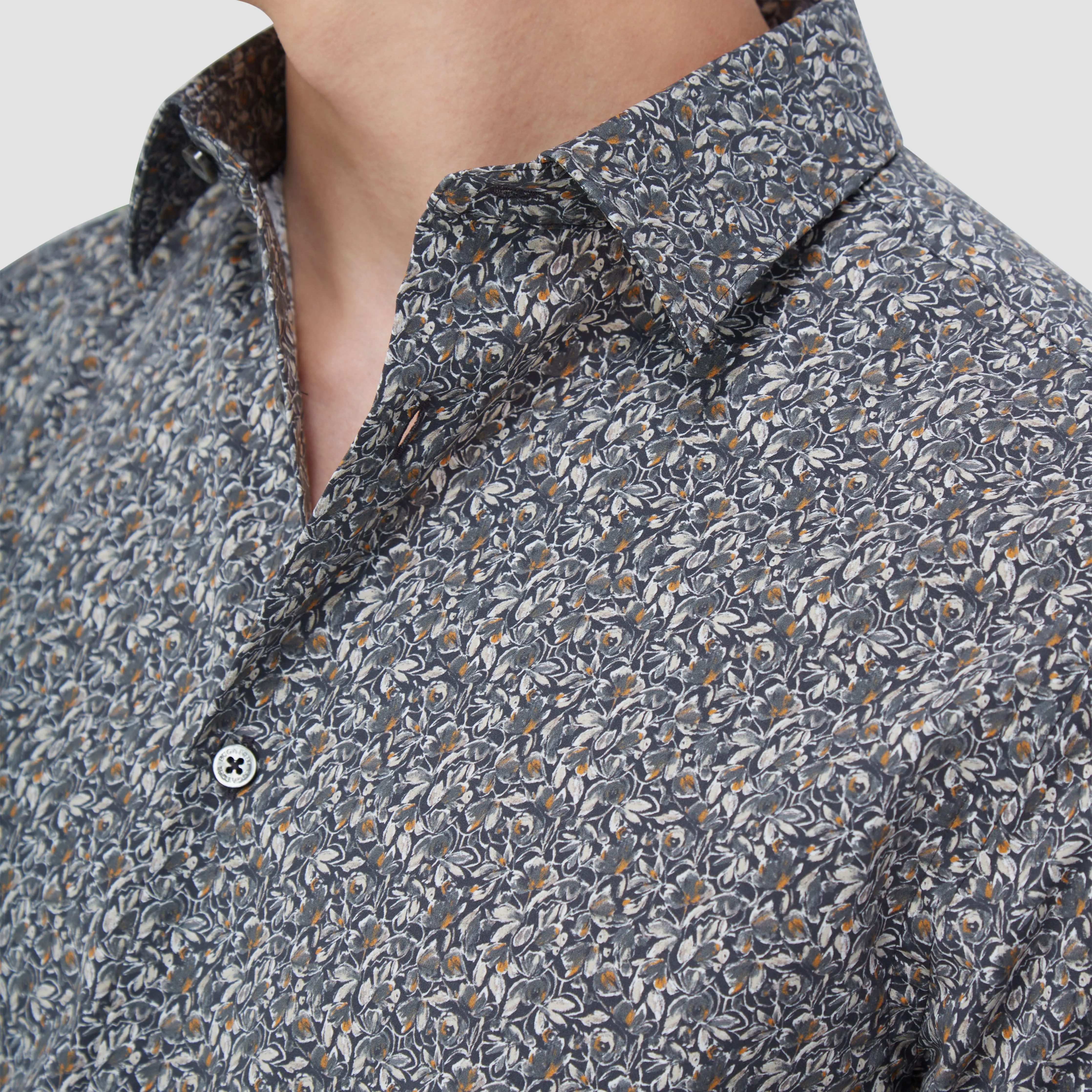 Julian Leaf Print Shirt
