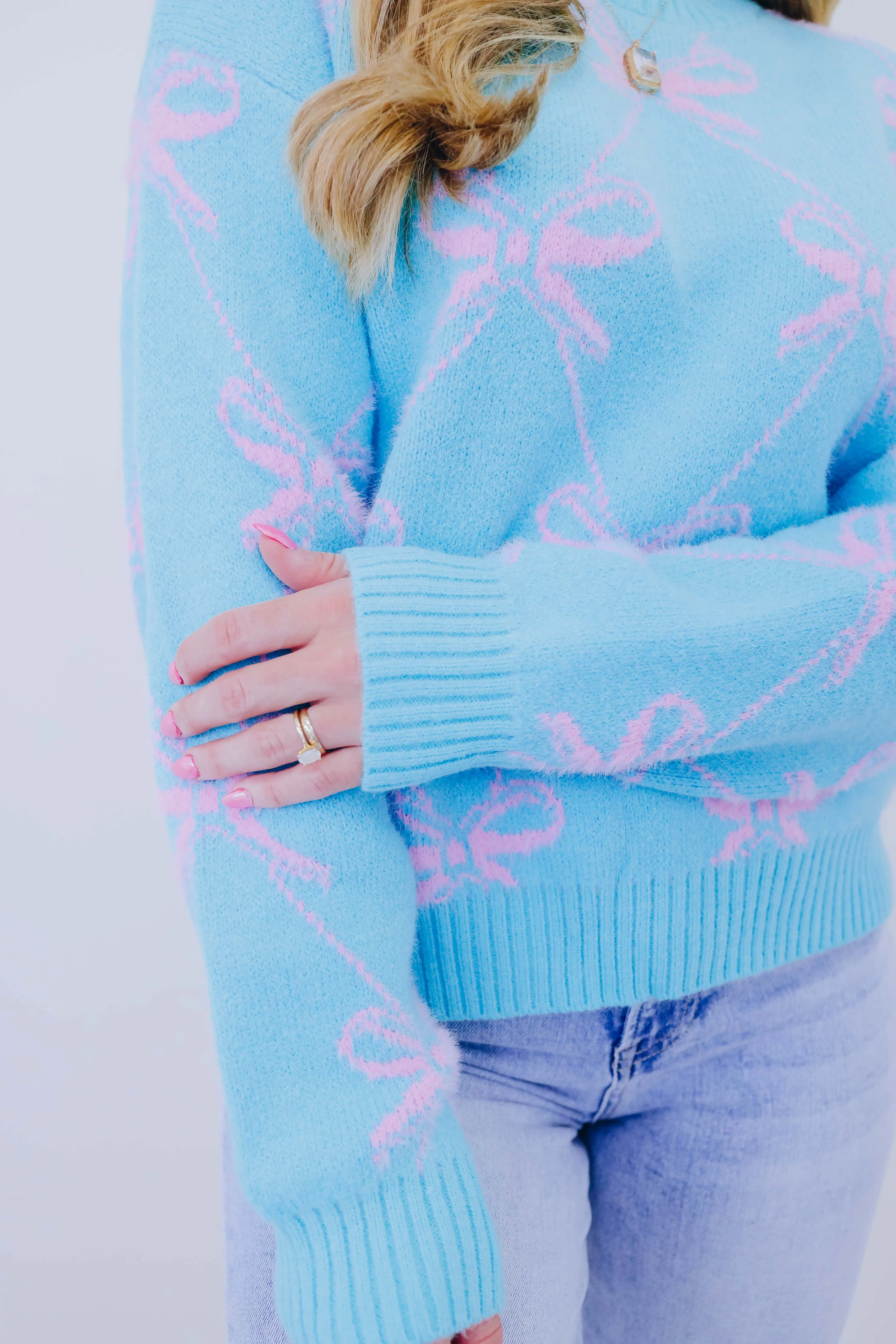 Kacey Bow Knit Sweater - 2 Colors