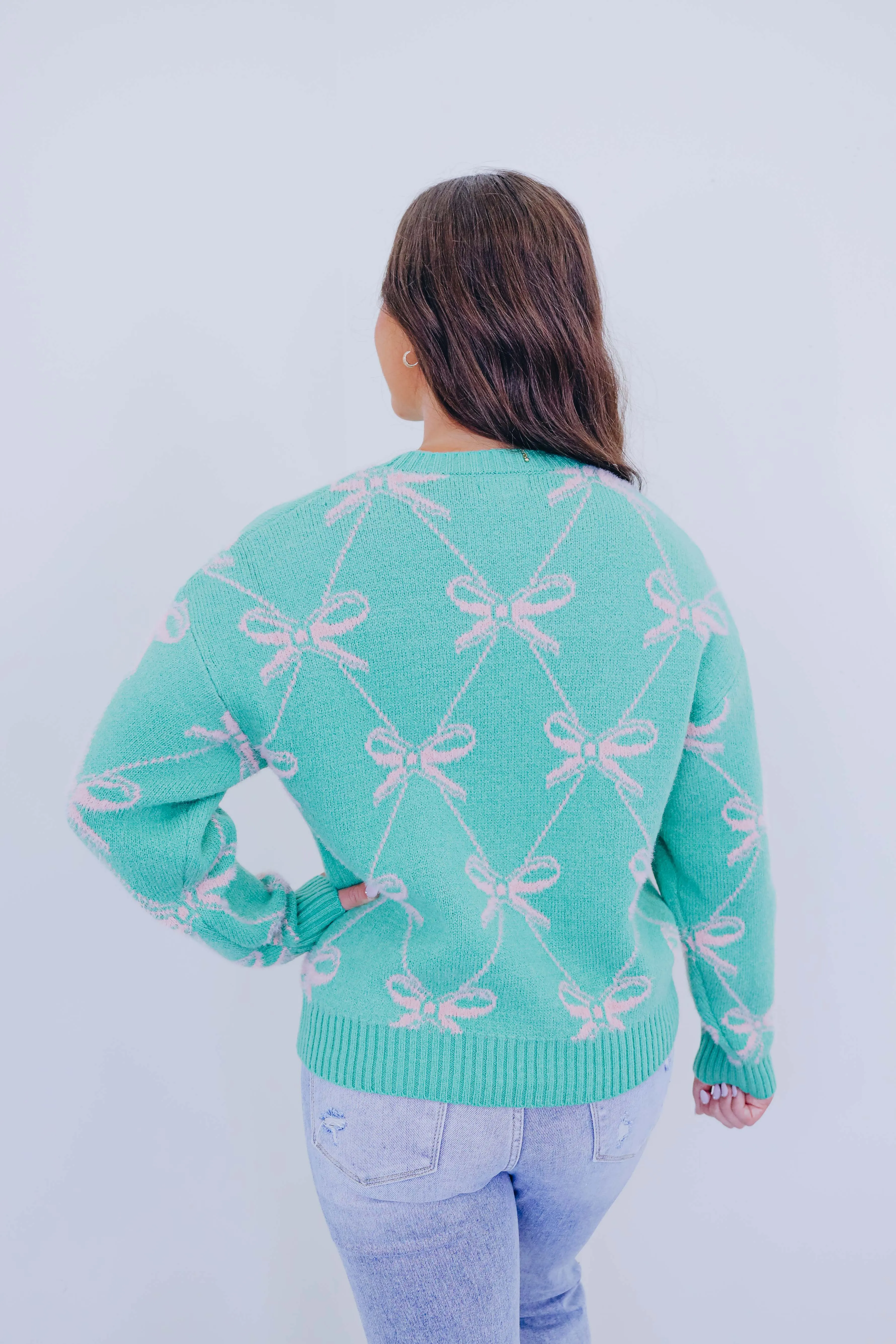 Kacey Bow Knit Sweater - 2 Colors