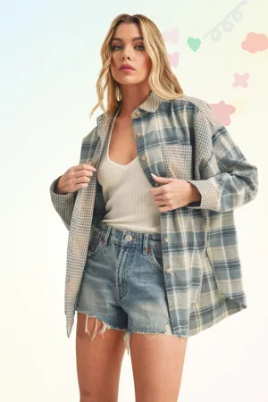 Kambrie Plaid Flannel Shirt