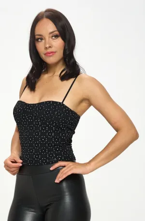Kendra Glitter CORSET TOP