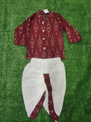 Kids dhoti,Boys Kurta,Indian boys Kidswear,kurta paijama,new born baby boy indian kurta ,indian baby boy gifts, boys ikkat kurta Patola