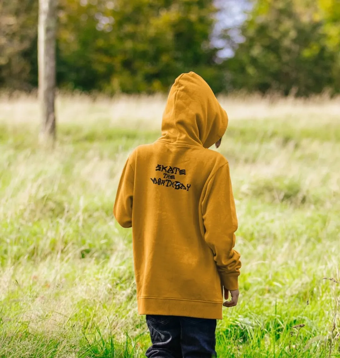 Kid's Hoodie with HairyBobs Cave and Skate the Northbay Design