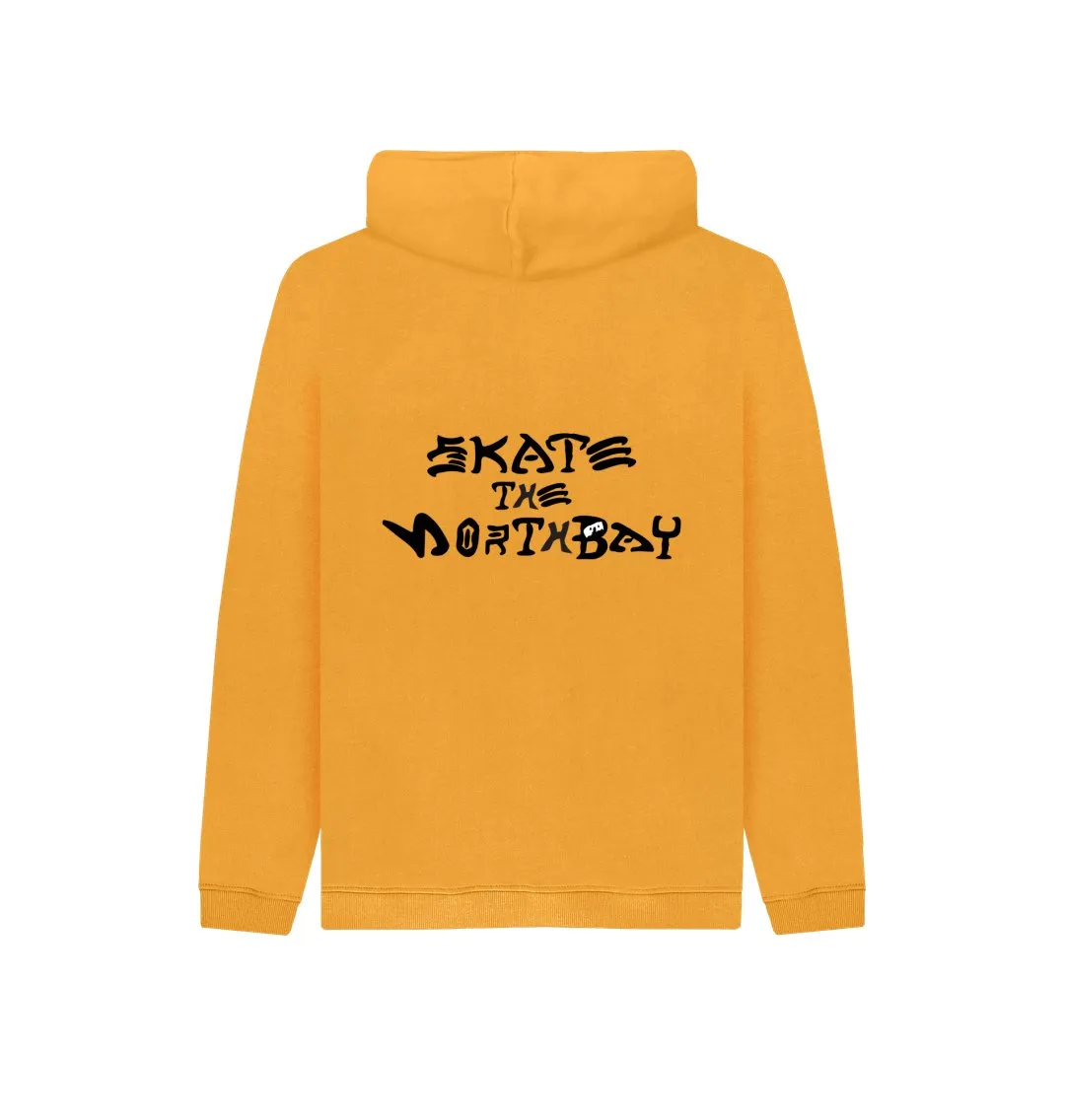 Kid's Hoodie with HairyBobs Cave and Skate the Northbay Design