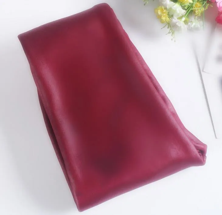 Kids Pants Children Clothing PU Leather Double Plus Thick Velvet Girls Leggings Child Baby Warm Trousers Black Red