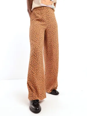 Ladies Printed Wideleg Pant