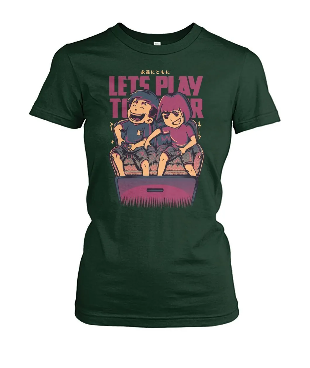 Lets Play Together Women's Crew Tee