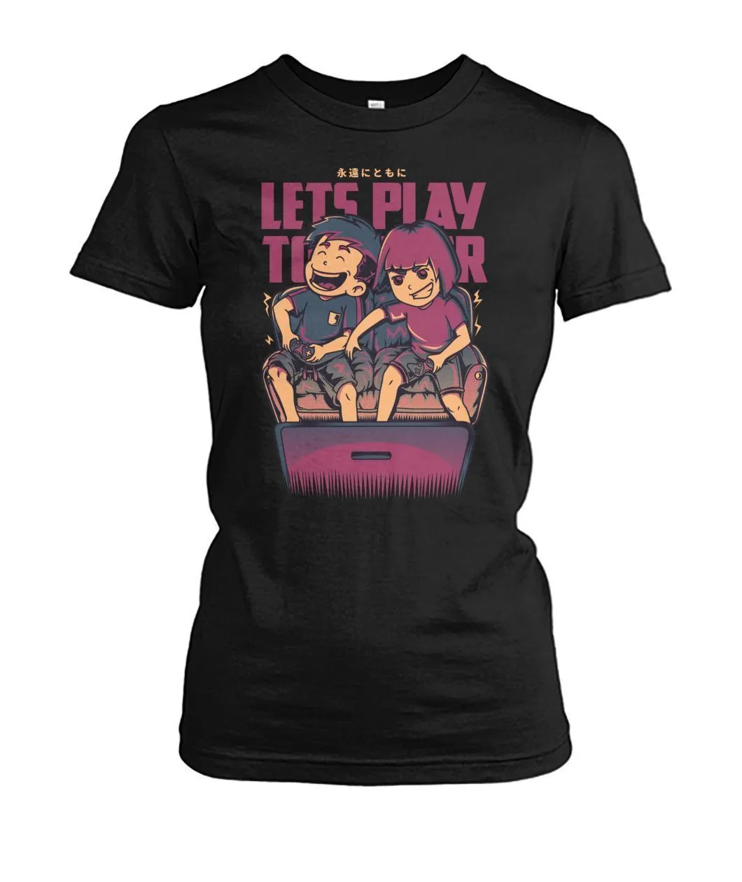 Lets Play Together Women's Crew Tee