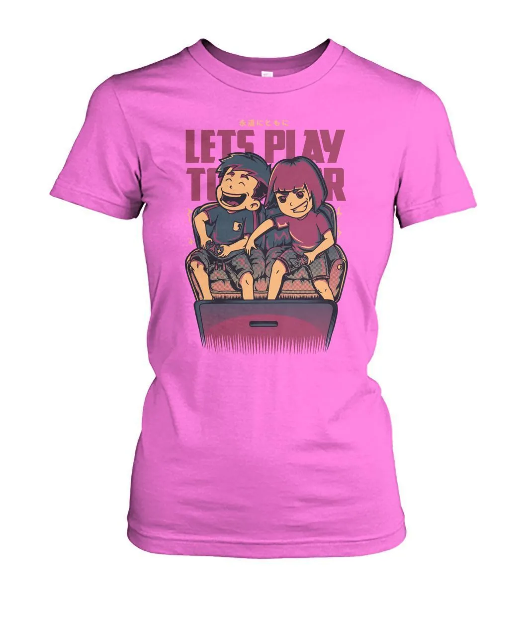 Lets Play Together Women's Crew Tee