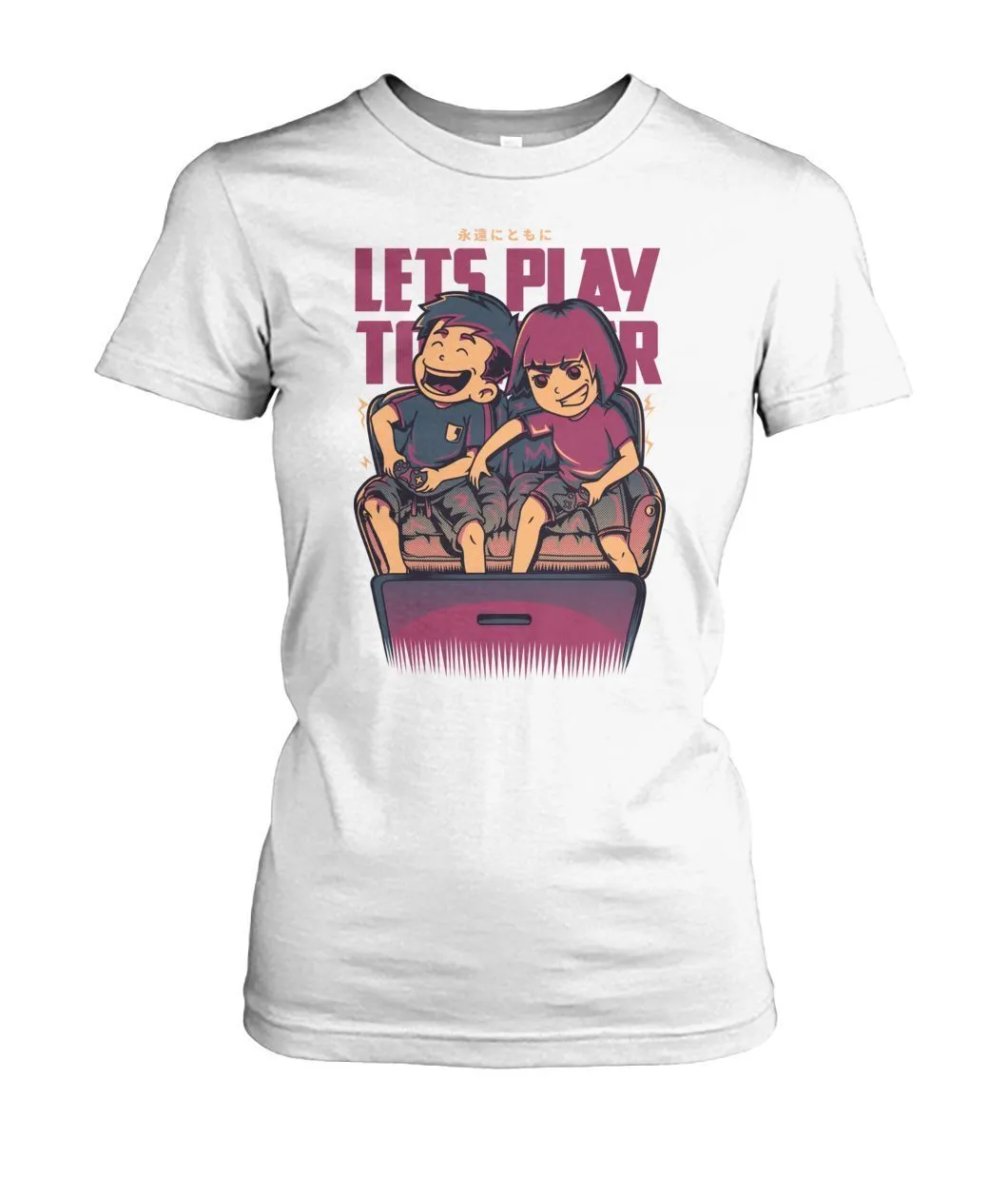 Lets Play Together Women's Crew Tee