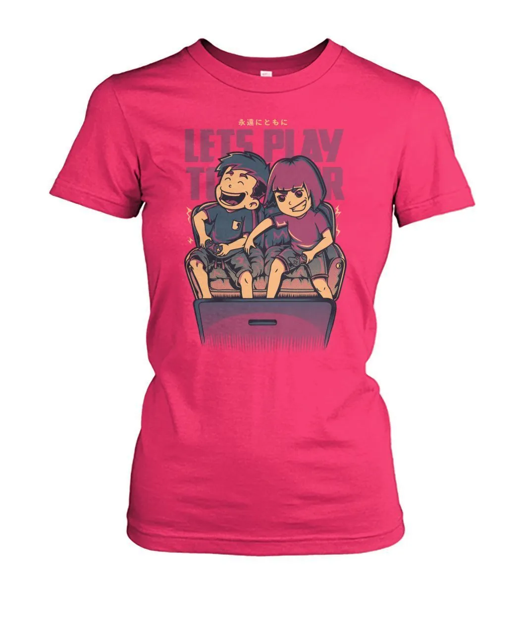 Lets Play Together Women's Crew Tee