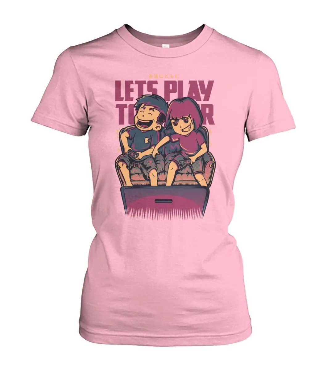 Lets Play Together Women's Crew Tee