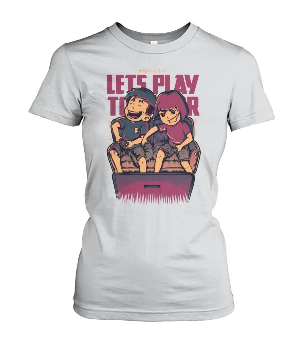 Lets Play Together Women's Crew Tee
