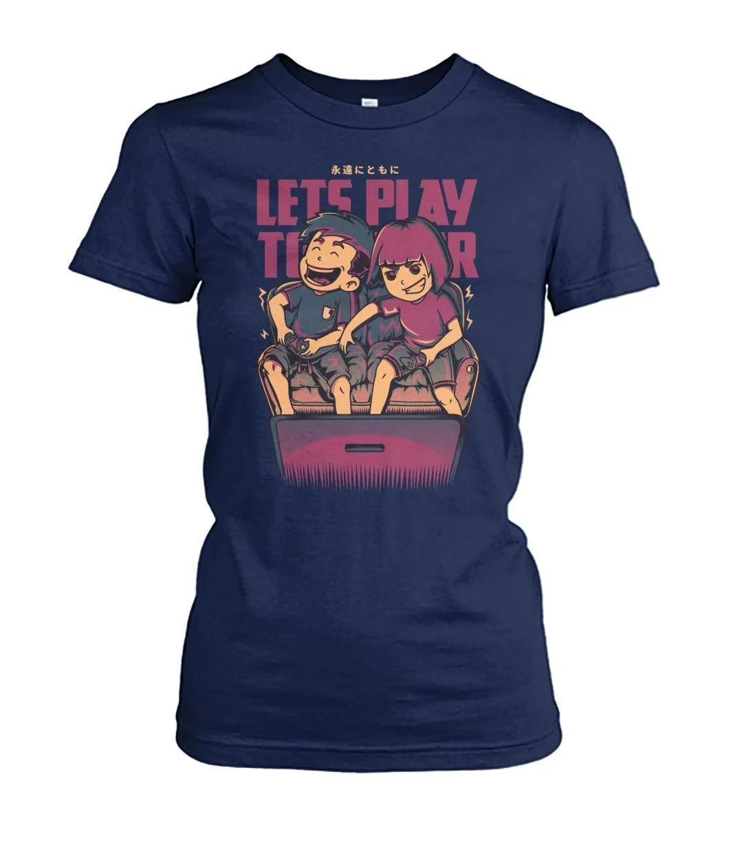 Lets Play Together Women's Crew Tee