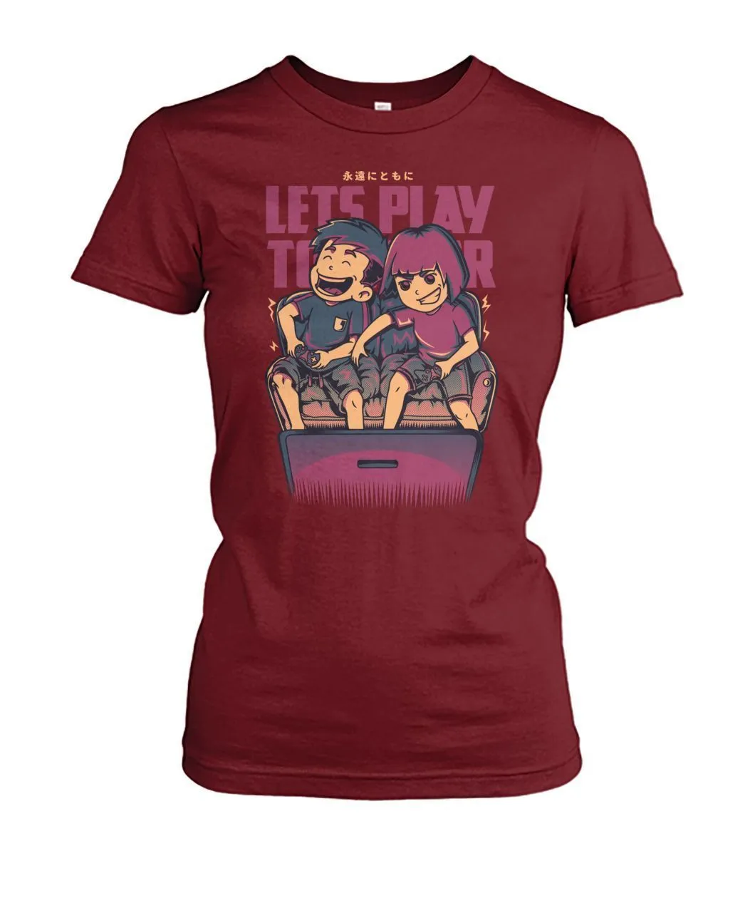 Lets Play Together Women's Crew Tee
