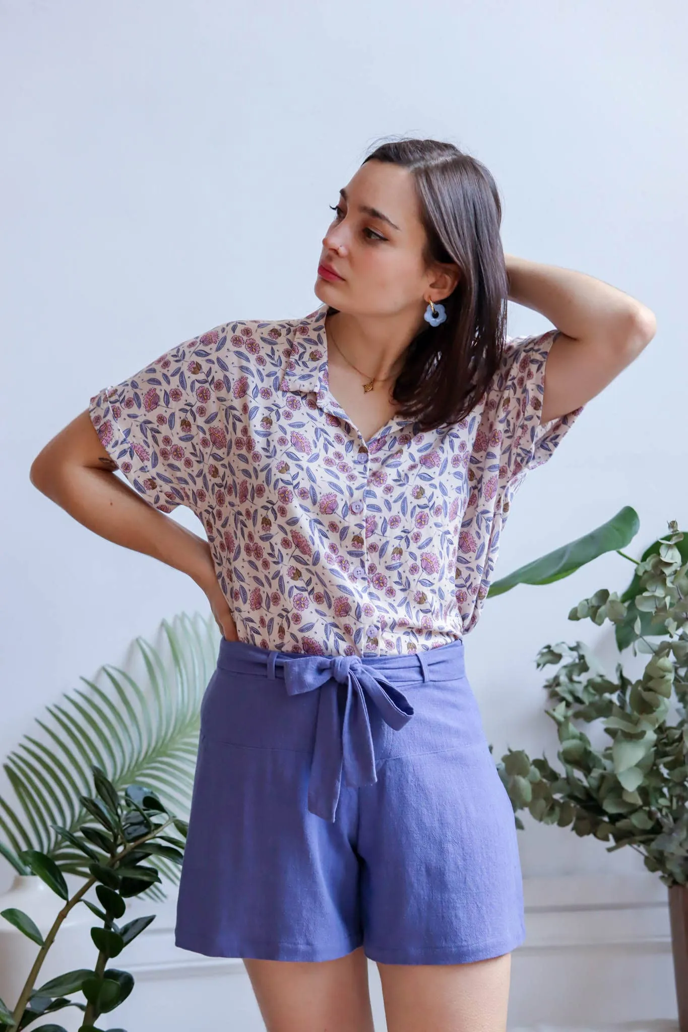 Lise Tailor Viscose Rayon - Folklore Summer
