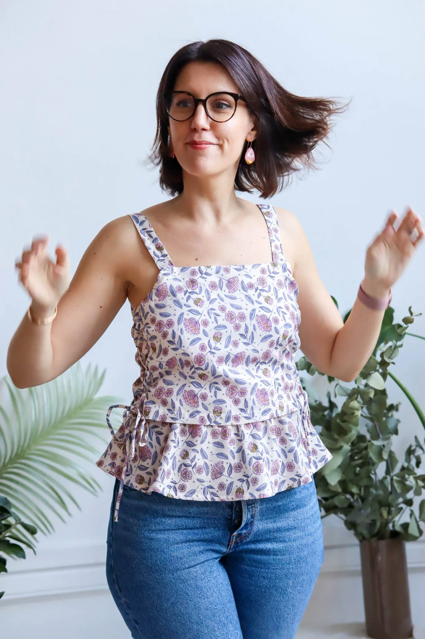 Lise Tailor Viscose Rayon - Folklore Summer