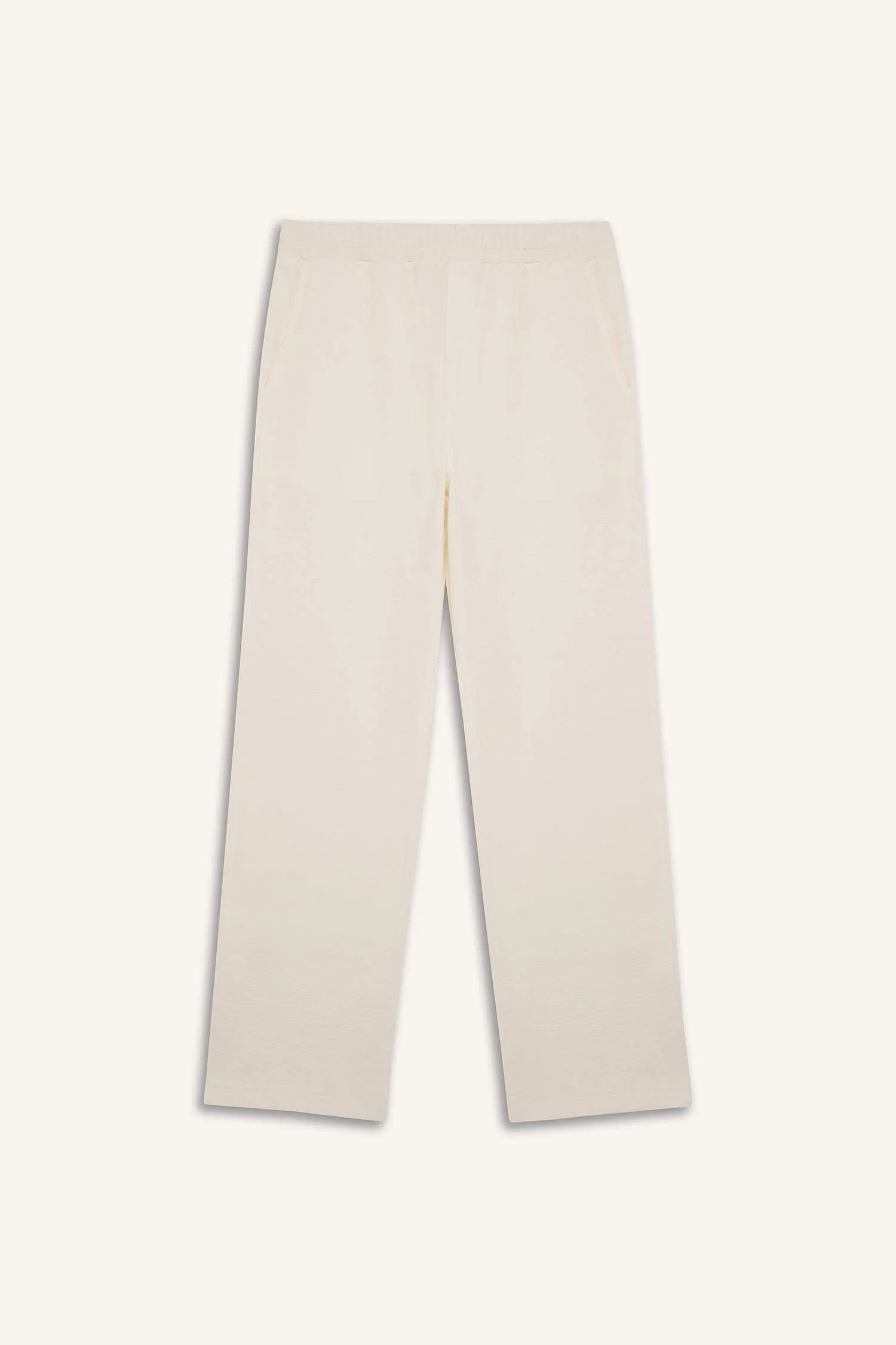 Loose Comfortable Fit Wide Leg Cotton Trousers