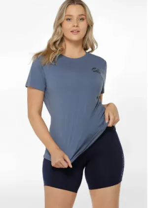 Lorna Jane Lotus T-Shirt - Misty Blue