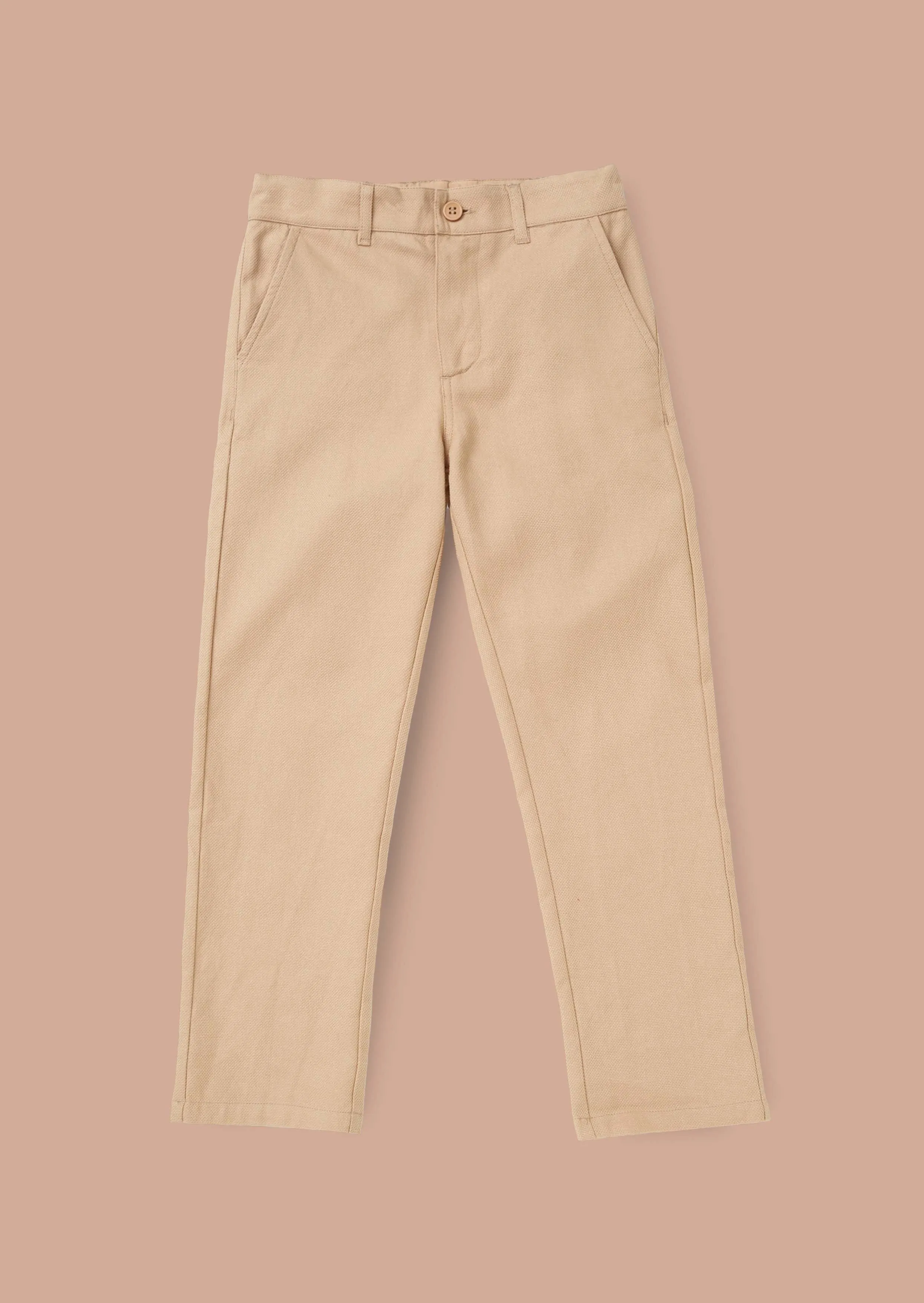 Luca Stone Textured Smart Trouser
