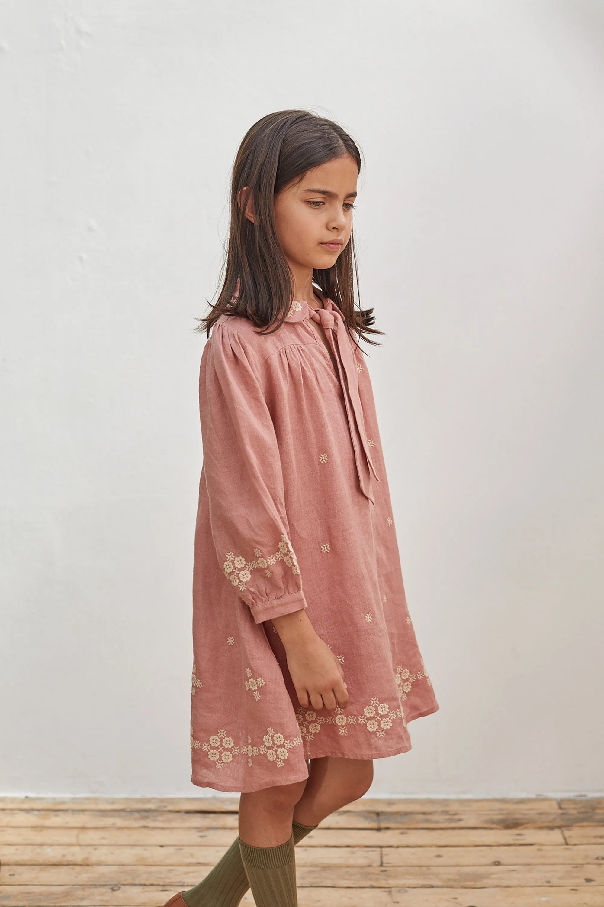 'Lula' Dress - Rosewood