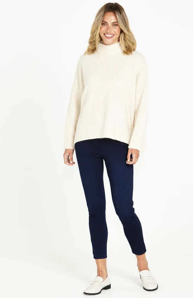 Luna Knit Jumper - Cloud