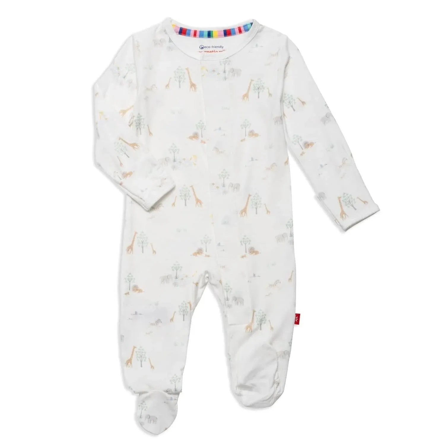 MAGNETIC FOOTIE- WHITE SERENE SAFARI