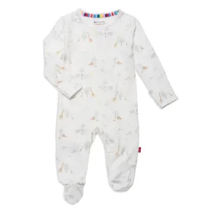 MAGNETIC FOOTIE- WHITE SERENE SAFARI