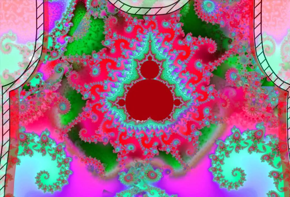 Mandelbrot Fractal - Intense spectral frequency