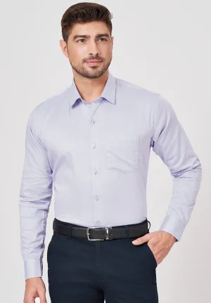Men Blue Slim Fit Full Sleeve Formal Shirt