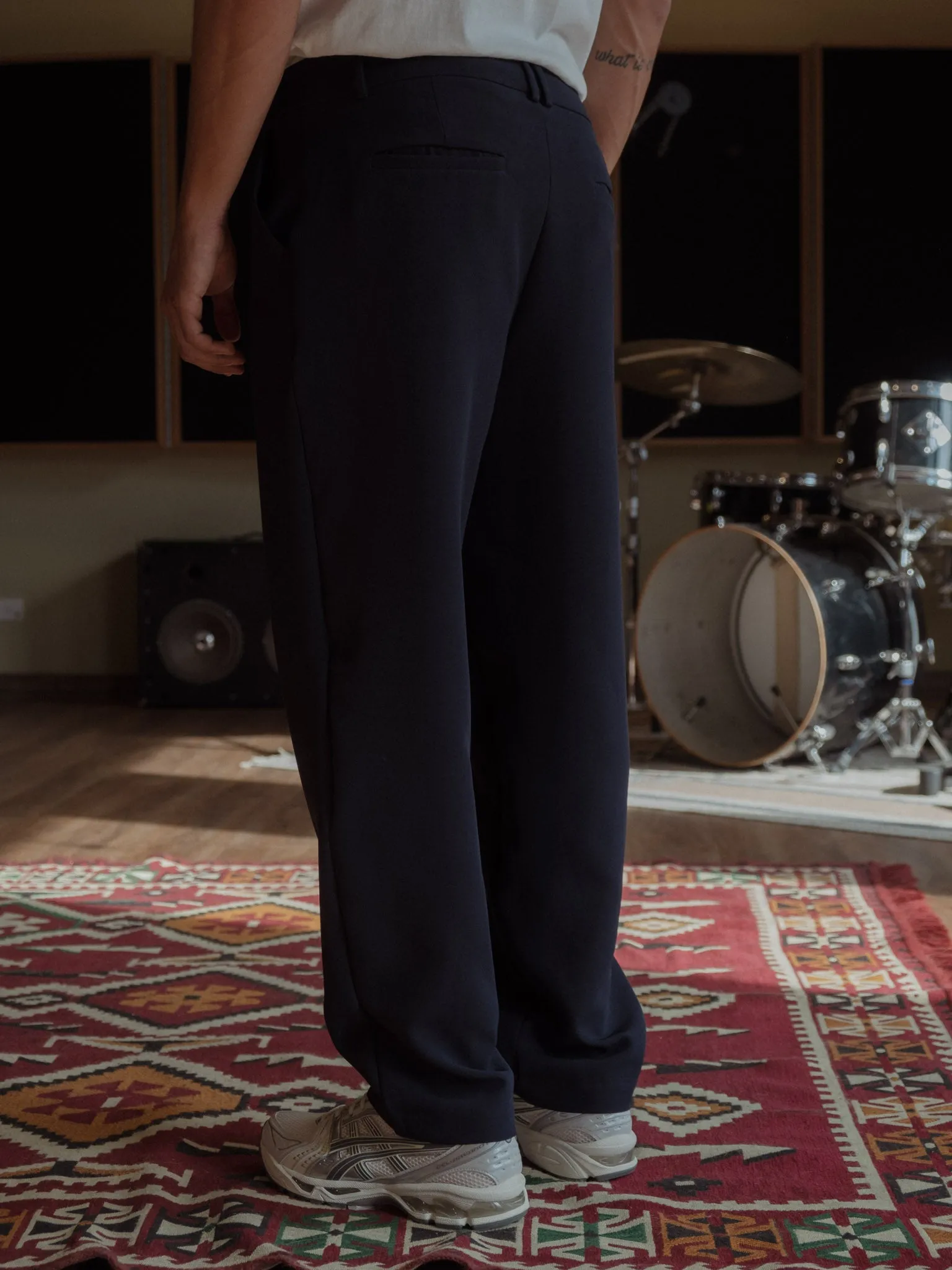 MEN SMART TROUSERS - MIDNIGHT BLUE