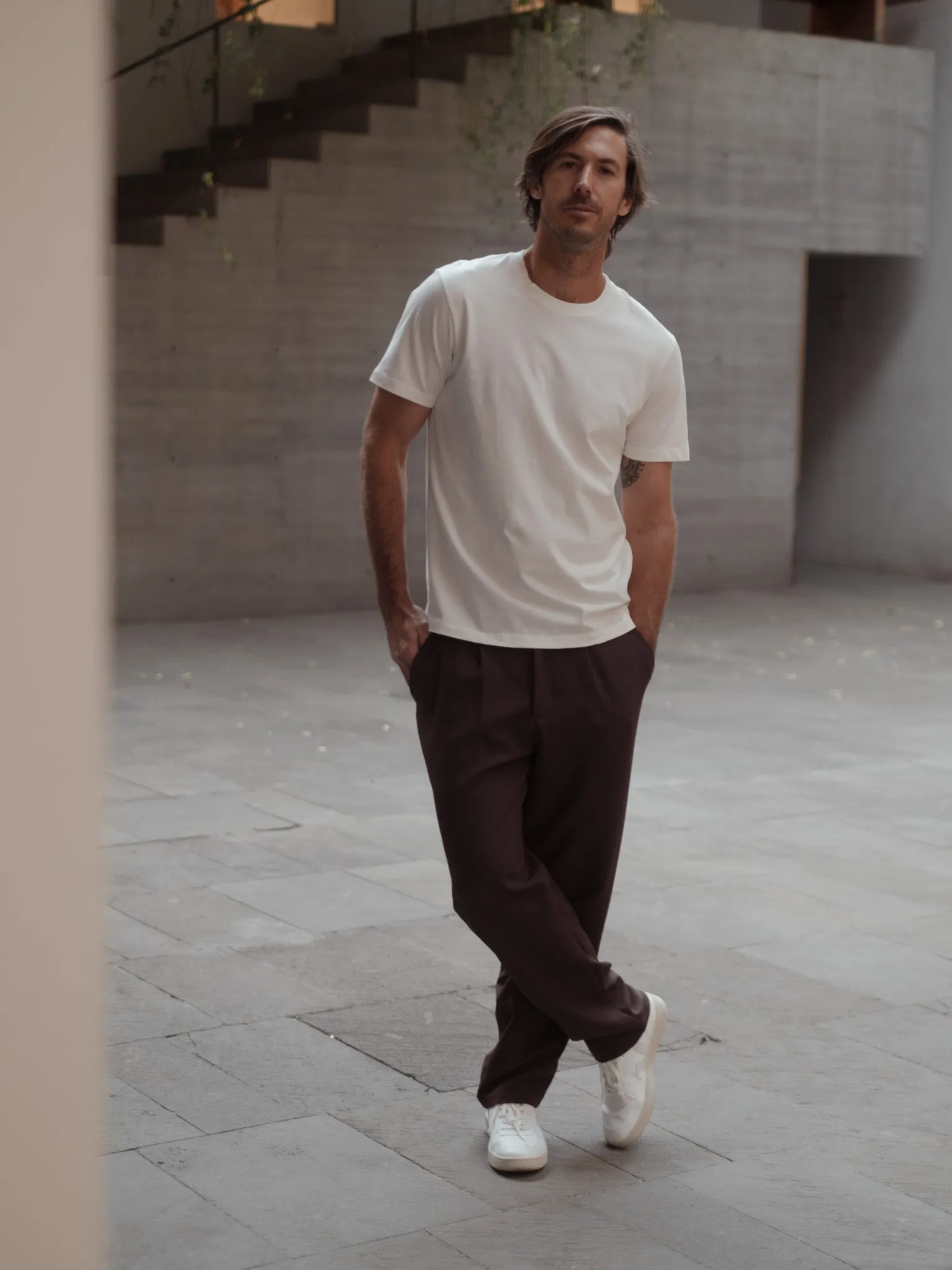 MEN SMART TROUSERS - WINE